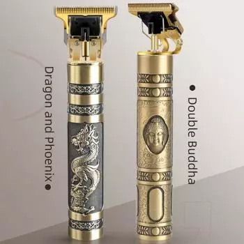 1 комплект для стрижки волос, нержавейка, практичная, с нулевым расстоянием между лезвиями, ретро-бритва, машинка для стрижки волос, триммер для волос G