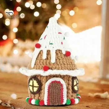 1 комплект для вязания крючком домика на рождественской елке, набор для самостоятельного изготовления снежного домика, набор для начинающих для детей и взрослых, товары для рукоделия Snowhouse