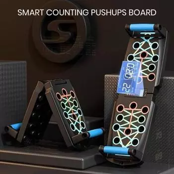 1 комплект доски для отжиманий с нескользящими ручками, прочная несущая складная штанга для отжиманий, силовые тренажеры для мужчин и женщин