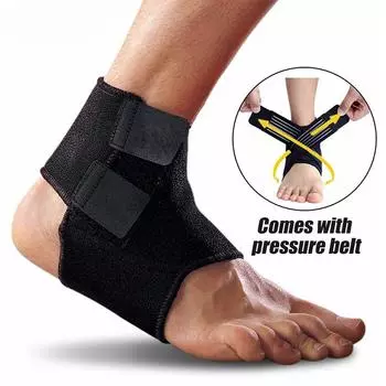 1 комплект, дышащий и прочный бандаж для лодыжки при растяжении лодыжки, предотвращает повторные травмы, регулируемый бандаж для поддержки лодыжки для мужчин/женщин