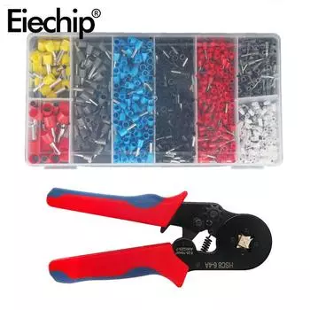 1 комплект европейских клещей для обжима трубчатых клемм, многофункциональные клещи для обжима с храповым механизмом, наборы клещей для холодного прессования