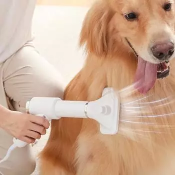 1 комплект фена для домашних животных, равномерно выдувающий многофункциональный АБС-пластик, быстросохнущий фен для домашних животных 2-в-1 для дома UK Plug розовый