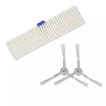 1 комплект фильтров, 2 аксессуара для боковой щетки и совершенно новые