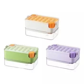 1 комплект формы для кубиков льда, антипригарная форма для изготовления кубиков льда с совком для льда для виски, коктейля, чая, кофе, напитков фиолетовый