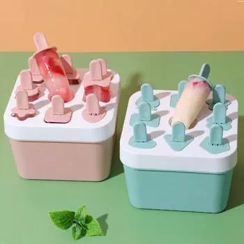 1 комплект формы для мороженого с ручкой, сделай сам, пластиковая полезная пищевая безопасная машина для приготовления мороженого, кухонные принадлежности зелёный