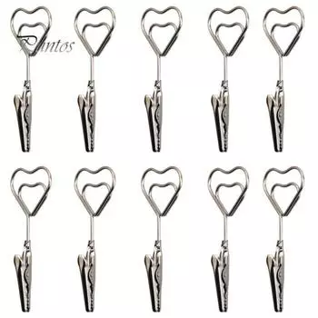 1 комплект фотоклипа, простая установка, настенные зажимы для фотодисплея, цветок, круглый зажим в форме сердца для дома