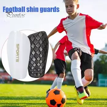 1 комплект футбольных щитков для голени, носков с рукавами, полосатые компрессионные носки до колена, противоскользящие для детей, подростков, взрослых, накладки на голени, защитные футбольные игры Kid синий