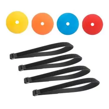 1 комплект футбольных тренировочных мишенных дисков, регулируемая веревка, улучшающая реактивную ловкость, точность футбольной стрельбы, мишенная пластина из ТПЭ, футбольное тренировочное оборудование Sets