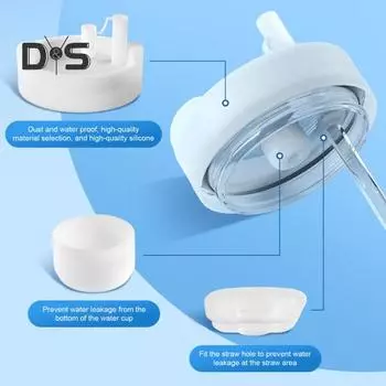1 комплект, герметичная крышка, набор пробок для защиты от разливов, силиконовая соломенная крышка, пылезащитная крышка для стаканов на 40 унций, аксессуары D