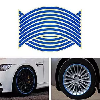 1 комплект х светоотражающие наклейки на обод ступицы колеса автомобиля 17 18 дюймов серебряный