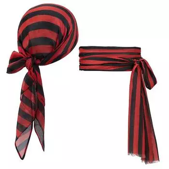 1 комплект Хэллоуин маскарад косплей пираты карибского моря взрослый капитан трикотажный пояс комплект