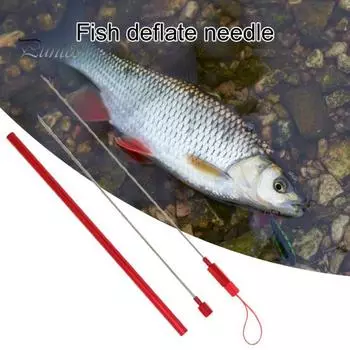 1 комплект игл для отвода газов из глубоководной рыбы, прочная полая игла для отвода газов из глубоководной рыбы, принадлежности для пресноводной рыбалки в соленой воде красный