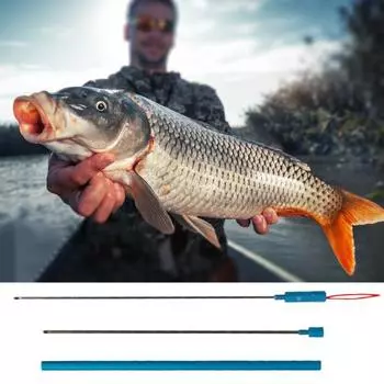 1 комплект игл для отвода газов из глубоководной рыбы, прочная полая игла для отвода газов из глубоководной рыбы синий