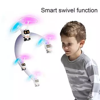 1 комплект, игрушка-вертолет, устойчивая к падению, перезаряжаемая, снимает скуку, забавная двойная спираль, индукционный полет, самолет для подарков