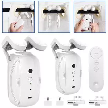 1 комплект интеллектуального двигателя для штор, орбитальный электрический робот для штор, автоматический открыватель, электрический привод для штор с дистанционным управлением