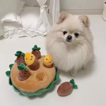 1 комплект, интерактивная сладкая игрушка для домашних животных, картофель, собака, устойчивая к жеванию, интерактивная жевательная игрушка, скрипучая, мягкая, удобная, для кошек и собак разноцветный