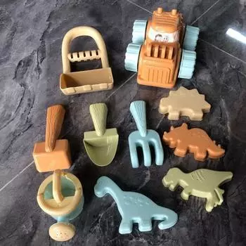 1 комплект, интересная удобная ручка, стимулирующая любопытство, забавный дизайн автомобиля, лопата для песка, игрушки, детская игрушка, пляж