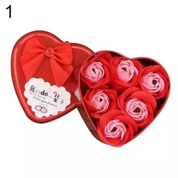1 комплект искусственного мыла, розы, медведя, куклы, подарочной коробки на день Святого Валентина, декор для вечеринки 1