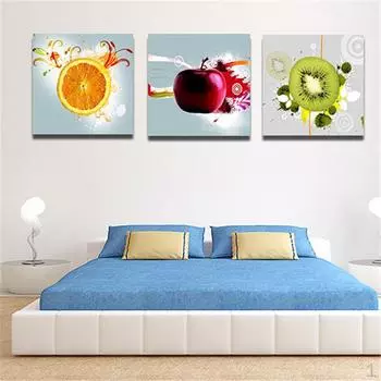 1 комплект из 3 шт. холст современный дом спальня офис декор стены художественная живопись картина фрукты принт