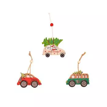 1 комплект из дерева, мультяшная подвеска для автомобиля, рождественская елка, английские буквы, подвесные украшения для сада, сделай сам, красочная вешалка для дома и отеля letters