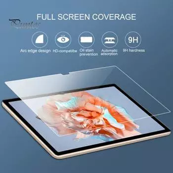 1 комплект из закаленного стекла для планшета, твердость 9H, высокопрозрачная водонепроницаемая защитная пленка для экрана, защитная пленка для смарт-планшета для Blackview-Tab 15/11/10 2 чистый