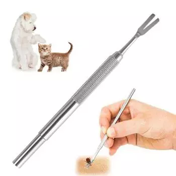 1 комплект износостойких пинцетов для удаления клещей из твердого пластика