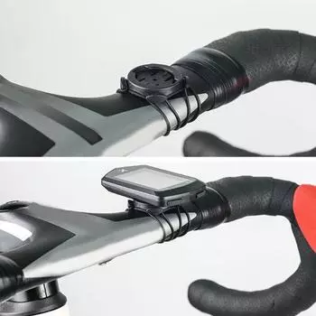 1 комплект, износостойкий, водостойкий, силиконовый, для велосипеда, секундомер, подставка для руля велосипеда, кронштейн для навигатора, принадлежности для велоспорта чёрный