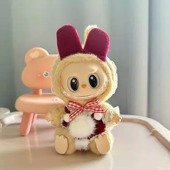 1 комплект кавайных кружевных юбок 17 см Labubu I Ii Idol Dolls Одежда для малышей Diy Аксессуары Kpop Одежда для плюшевых кукол