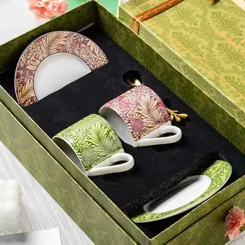 1 комплект керамических кружек объемом 240 мл, набор тарелок, винтажная кофейная чашка и блюдце, изысканная чашка для послеобеденного чая, подарок на свадьбу, пара, чашка 240ml