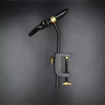 1 комплект, классические удобные тиски для связывания мушек, инструмент, безопасный удерживающий крючок, рыболовный латунный C-образный зажим, тиски для связывания со стальными закаленными губками чёрный