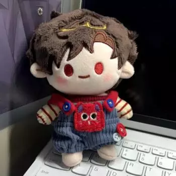 1 комплект комбинезонов, хлопковая одежда для кукол, полосатая рубашка, без атрибутов, кукольная одежда, аксессуары для кукол for 20cm-style 2