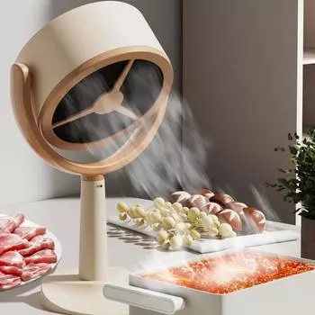 1 комплект, компактная портативная мини-вытяжка, перезаряжаемая настольная вытяжка для домашнего кемпинга A