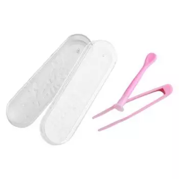 1 комплект контейнеров для контактных линз гигиенический профессиональный компактный противоударный портативный инструмент для макияжа пластиковый футляр для контактных линз XY Clip Stick Kit для девочки красный