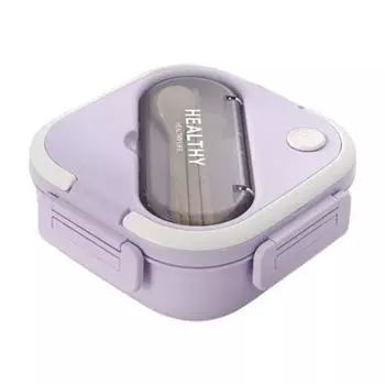 1 комплект, коробка для бенто, 1300 мл, герметичная, для использования в микроволновой печи, для школьников, 3 сетки, футляр для обеда со столовыми приборами, ежедневное использование розовый