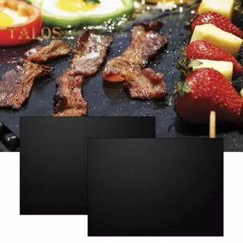 1 комплект, коврик для гриля, можно мыть в посудомоечной машине, многофункциональный, моющийся, практичный, сверхмощный, защитный вкладыш для духовки, принадлежности для ресторана S