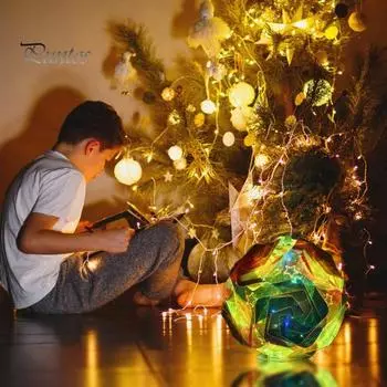 1 комплект, красочный фонарь ручной работы с шестом, художественный геометрический Радужный цветной блок, прозрачный лист ПВХ, новогоднее весеннее праздничное украшение для детей, сделай сам розовый