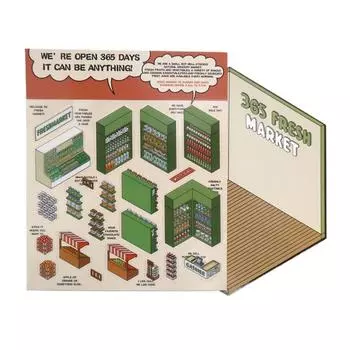 1 комплект креативных 3D-наклеек, мультяшные сделай сам, сцена из домика, укладка, наклеивание, ручная работа, наклейки для украшения, детские игрушки, подарки as the picture