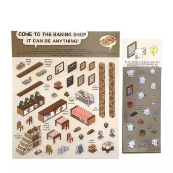 1 комплект креативных 3D-наклеек, мультяшные сделай сам, сцена из домика, укладка, наклеивание, ручная работа, наклейки для украшения, детские игрушки, подарки