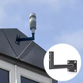 1 комплект крепления для флюгера, нержавеющая, высокая твердость, опора для L-образной трубки, стальной монтажный кронштейн для наружной телевизионной антенны, товары для дома