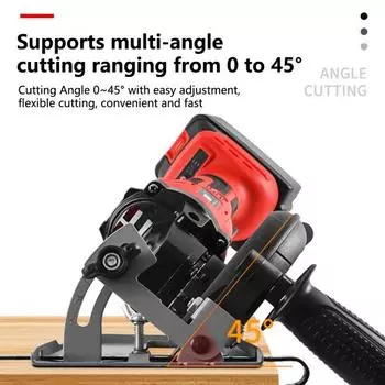 1 комплект кронштейна для угловой шлифовальной машины, 45 градусов, глубина фаски, регулируемая модификация угловой шлифовальной машины, кронштейн для домашнего использования чёрный