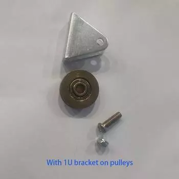 1 комплект кронштейна шкива троса фиксированный ролик над линией подвесное колесо направляющее колесо 1U