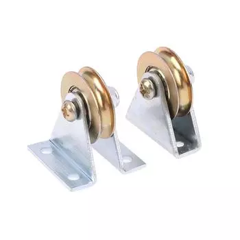 1 комплект кронштейна шкива троса фиксированный ролик над линией подвесное колесо направляющее колесо 01