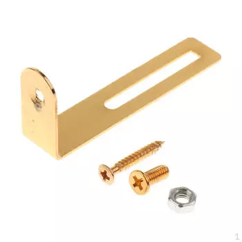 1 комплект кронштейнов для пикгарда со сменными винтами для электрогитар золотой