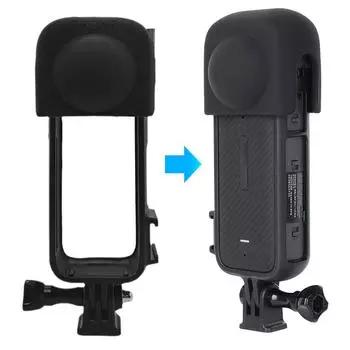 1 комплект крышек объектива, защитная рамка для спортивной камеры 360 X4, устойчивая к царапинам защита объектива, пылезащитные защитные пленки