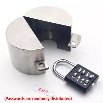 1 комплект, крышка автомобильного замка, противоугонный замок для крана, система блокировки крана, практичный металлический кран с ключом для кухни, открытого сада