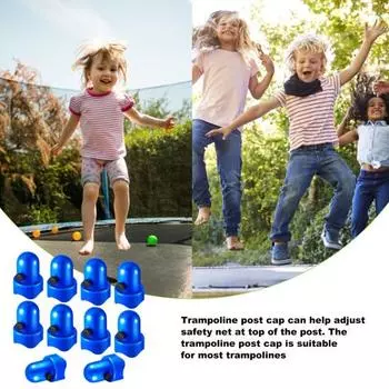 1 комплект, крышка батутной палки диаметром 1,5 дюйма с винтом, защитная сетка для батута, верхний защитный держатель для батута, аксессуары для батута Sets