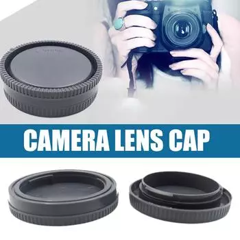 1 комплект крышки корпуса камеры + задняя крышка объектива для Sony E Mount A6300 A7r4 6 7 A7s A9 A3000 NEXC3 A7r3 5 F8J8 grey-1set