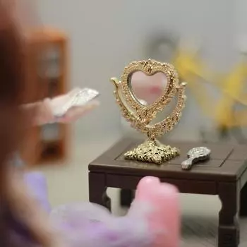 1 комплект кукольного домика, мини-украшение, украшение, зеркало, расческа, модель, украшение, декор для сцены съемки A3