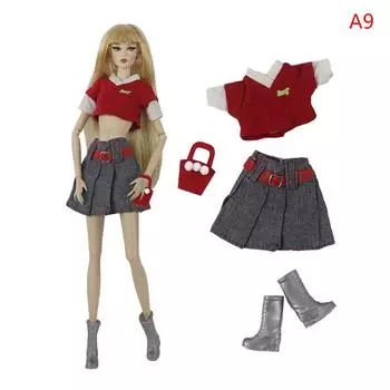 1 комплект кукольной одежды, платье, юбка, вечернее платье для 1/6 Bjd 30 см, аксессуары, наряды, подарок для девочки, детская игрушка