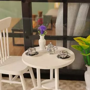 1 комплект, кукольный домик, мини-классический винный горшок, кофейная чашка, чайный сервиз, модель, реквизит для сцены съемки B